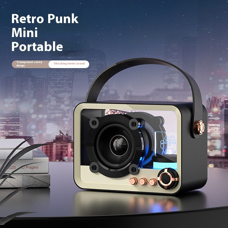 Glass Bluetooth Speaker Portable Mini Outdoor USB Charging - PryTheory