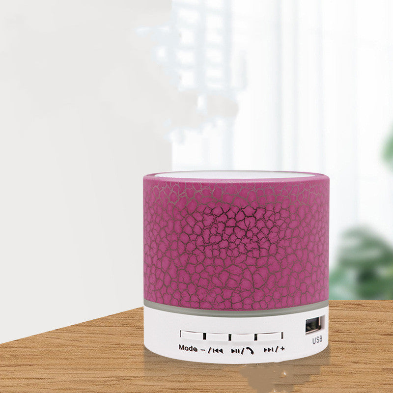 Mini Wireless Bluetooth Speaker Loudspeaker Colorful Light Crack Sound Audio Portable Subwoofer Support TF Card MP3 Player - PryTheory