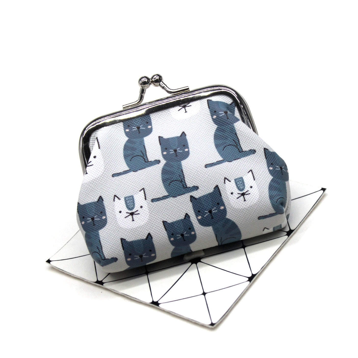 Cat print coin purse - PryTheory