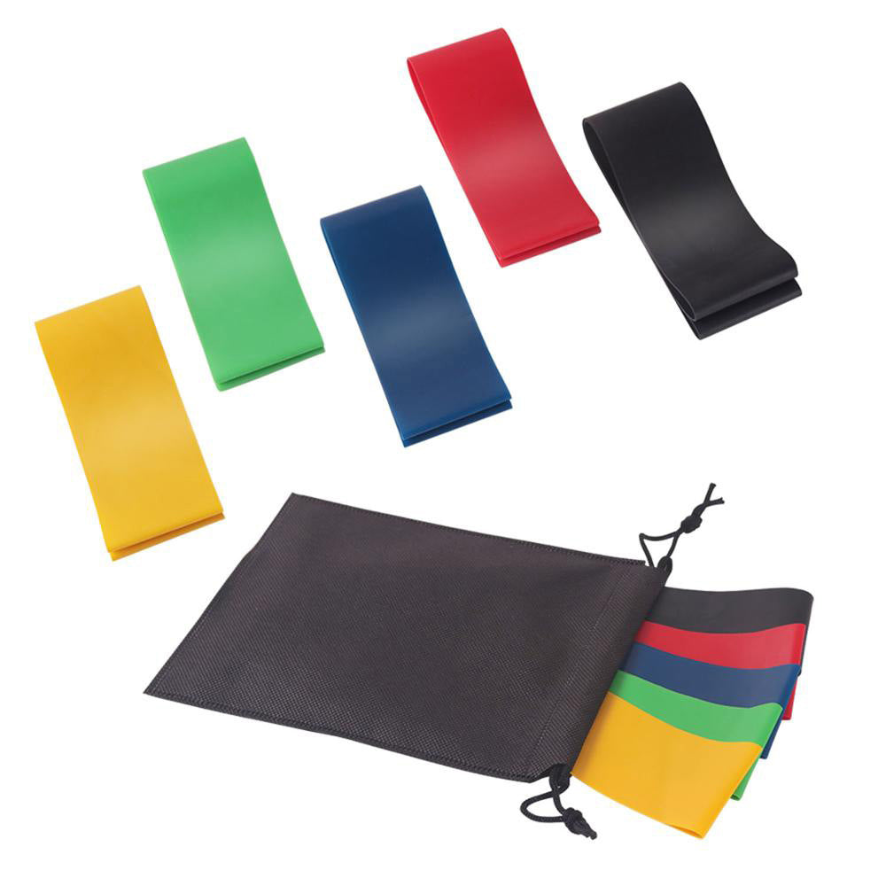5 Level Resistance Rubber Bands Yoga Training Elastic Bands - PryTheory