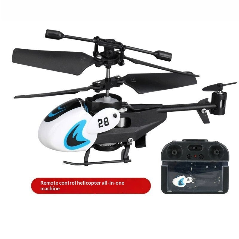 Mini Helicopter 35 Channel Crash-Resistant Remote Control  Pocket Fingertip Flyer Model Kids Toy Plane