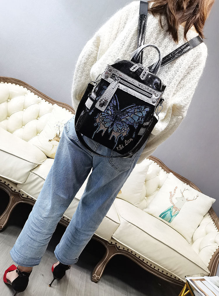 Delicate Rhinestone Personality Butterfly Shoulder Bag. - PryTheory