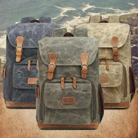 Canvas Camera/ Multi-functional Backpack. - PryTheory
