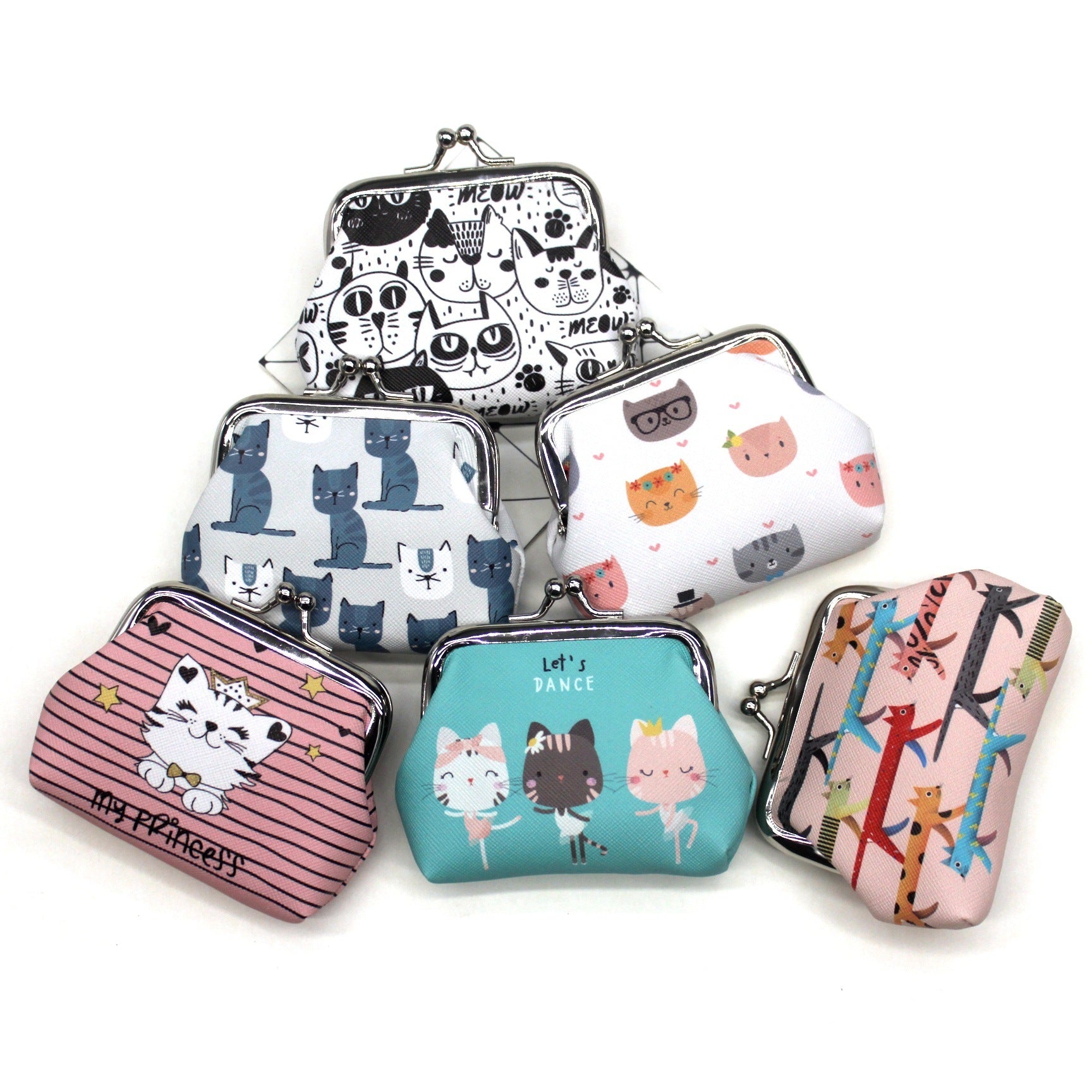 Cat print coin purse - PryTheory
