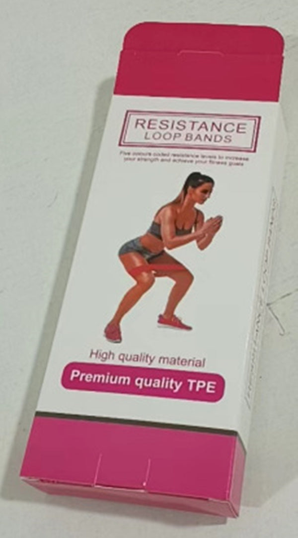 5 Level Resistance Rubber Bands Yoga Training Elastic Bands - PryTheory