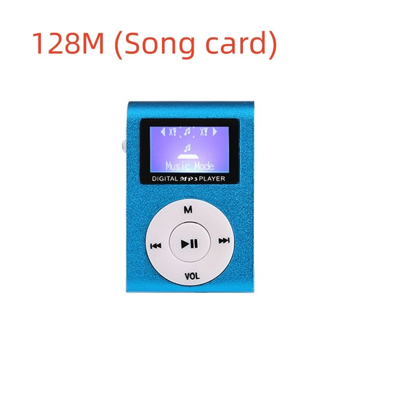 Metal clip mp3 card player cute mini sports iron clip MP3