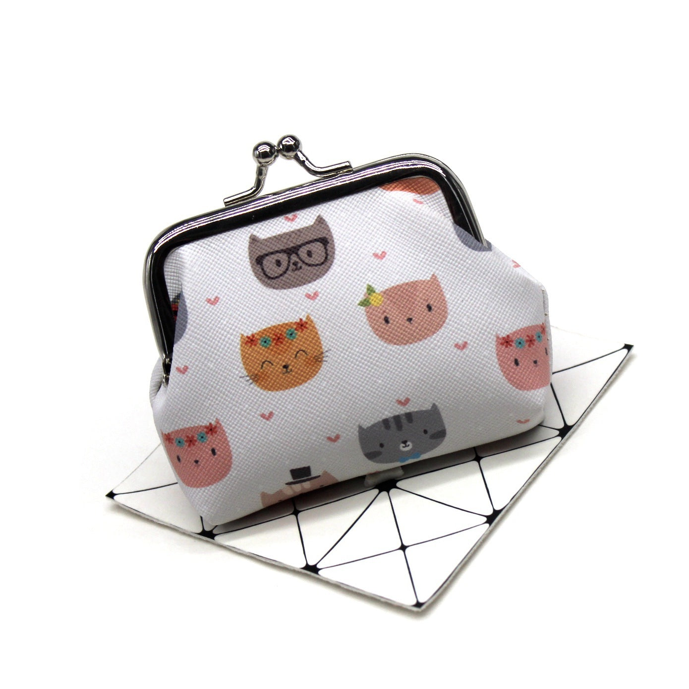 Cat print coin purse - PryTheory