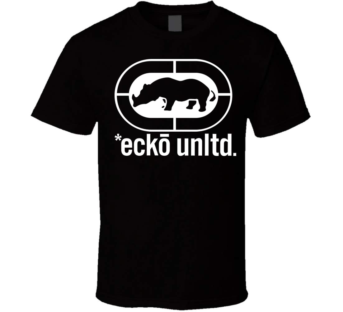 Ecko Unltd. Black T-Shirt w/ Rhino Logo