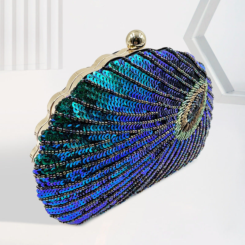 Beaded One-shoulder Crossbody Chain Handbag. - PryTheory