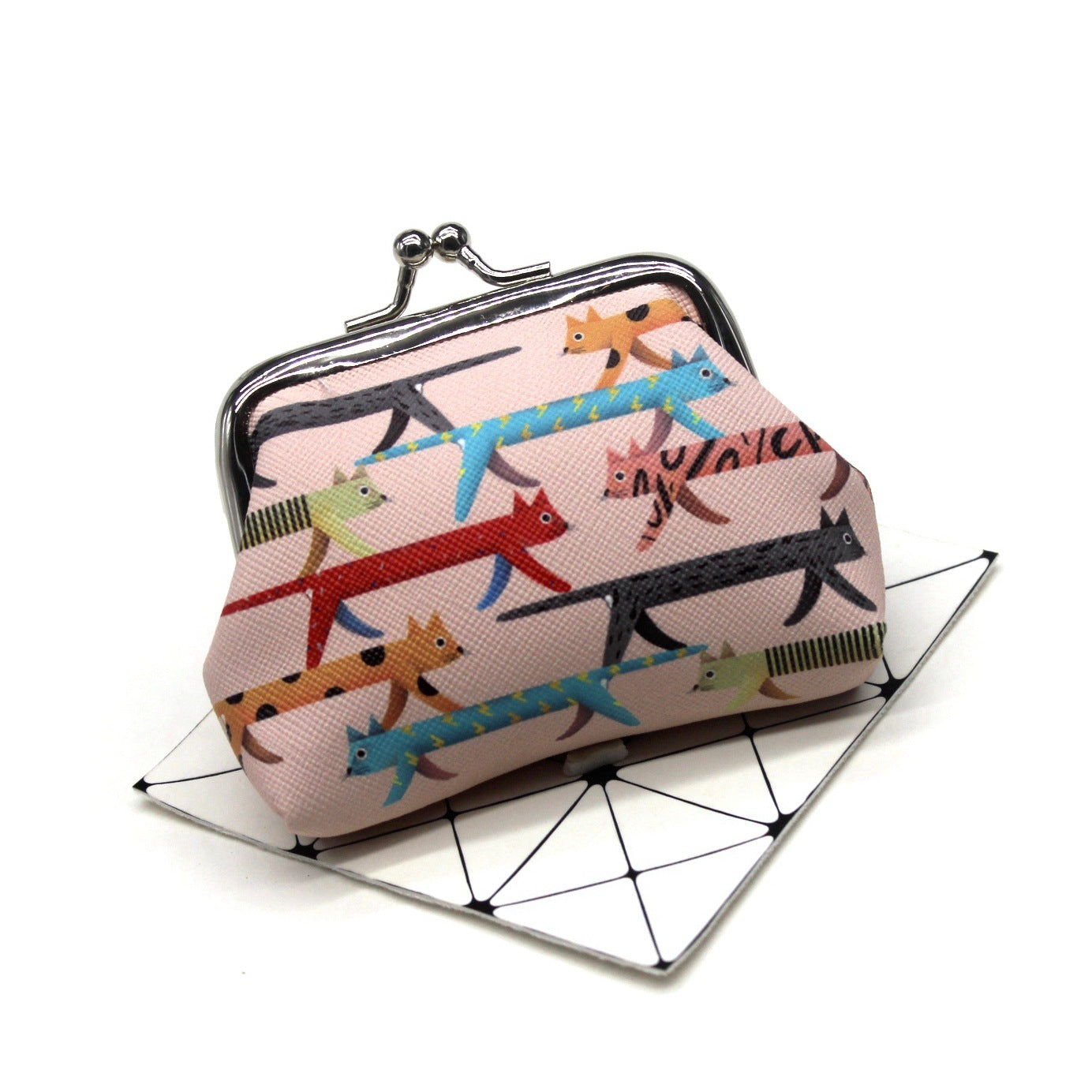 Cat print coin purse - PryTheory
