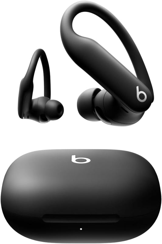 Beats Powerbeats Pro 2 Wireless Bluetooth Earbuds - Noise Cancelling, Heart Rate Monitor, IPX4, Up to 45H Battery & Charging Case, Works with Apple & Android - Jet Black (Renewed)
