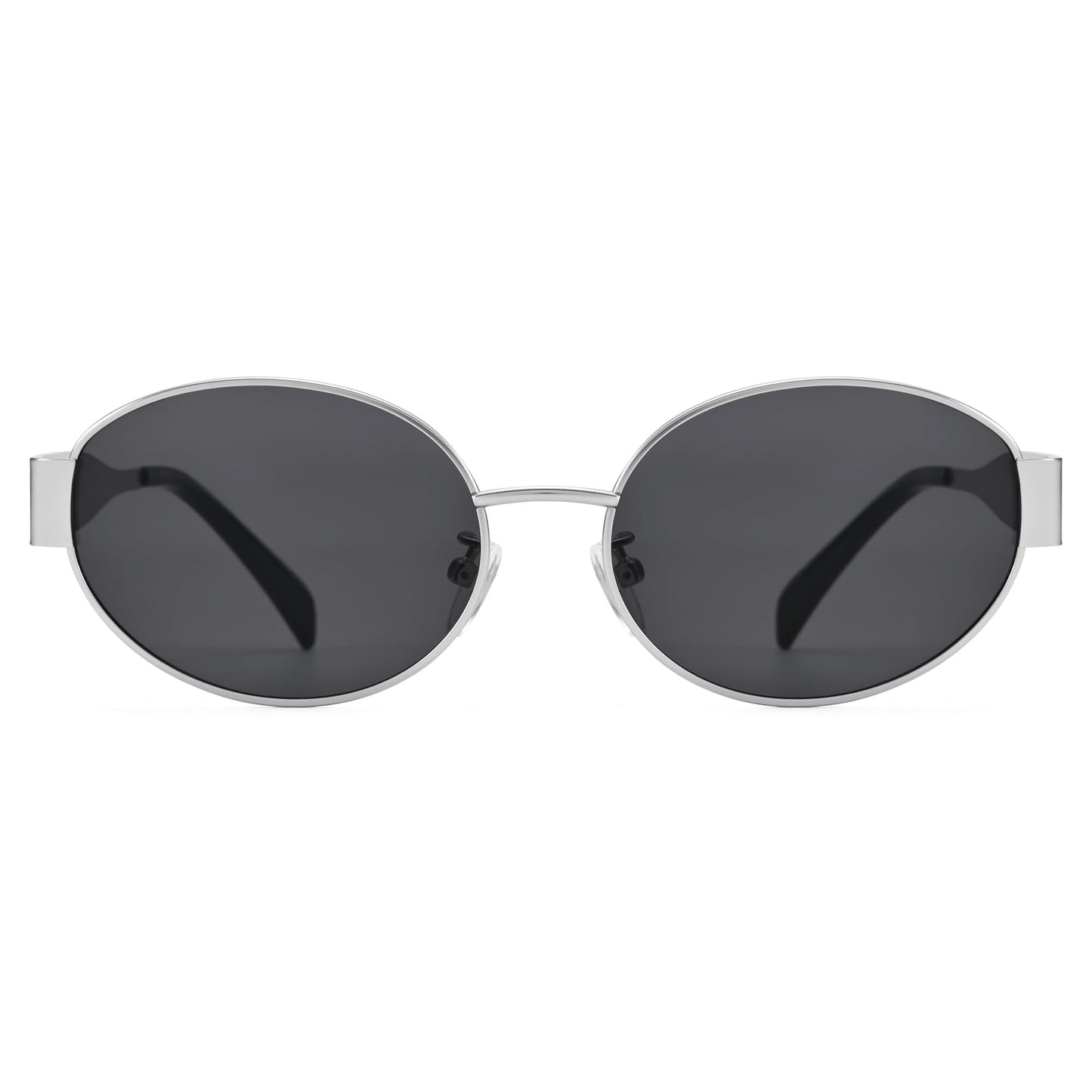 Retro Oval Gold Sun- Fashion Metal Frame Shades