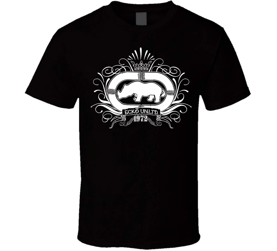 Ecko Unltd. Black T-Shirt w/ Rhino Logo