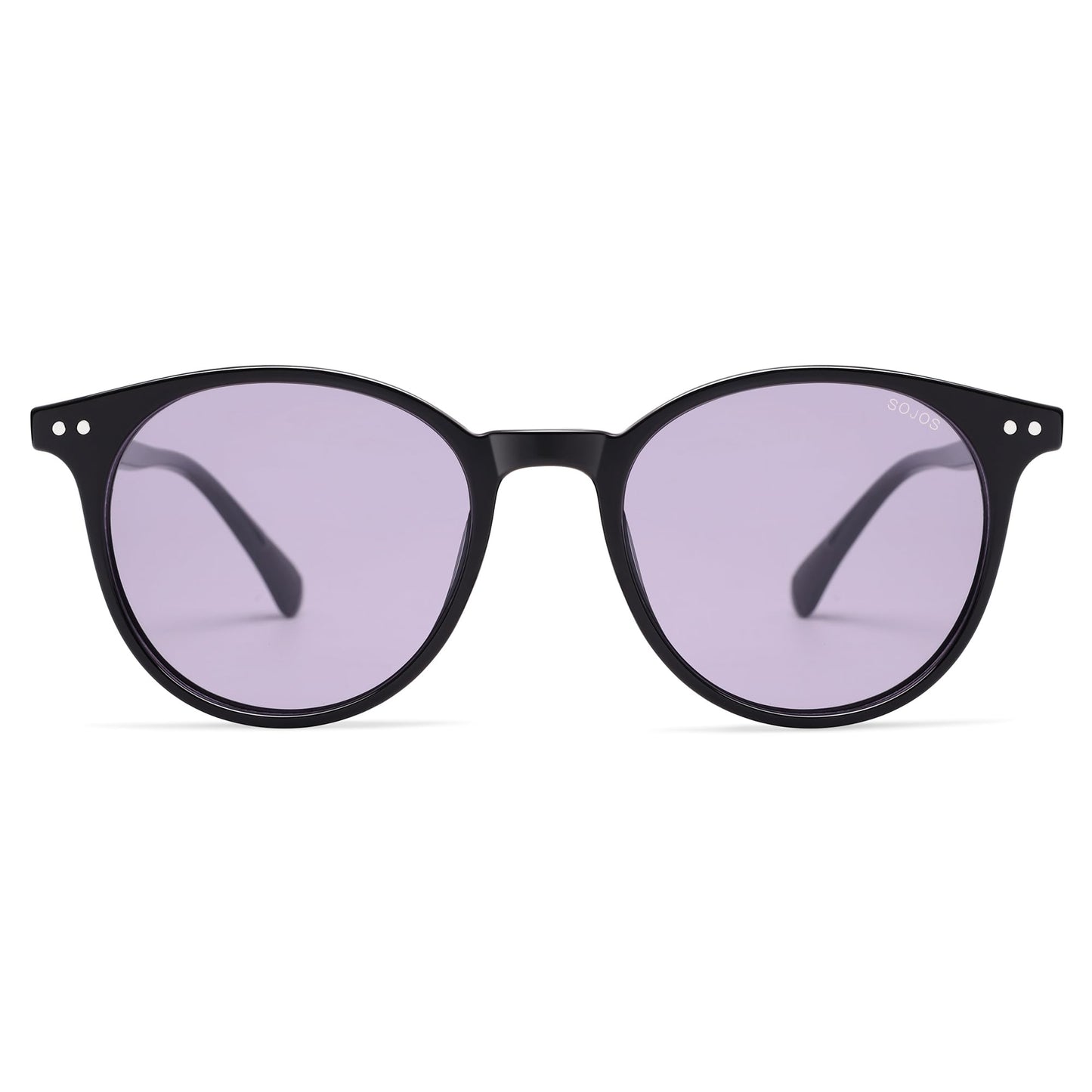 SOJOS Small Round Classic Polarized Sunglasses Vintage Style UV400 Lens MAY SJ2113