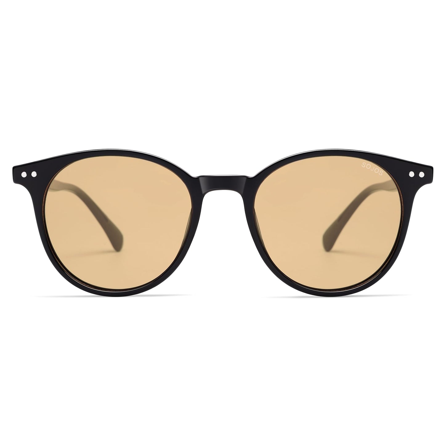 SOJOS Small Round Classic Polarized Sunglasses Vintage Style UV400 Lens MAY SJ2113