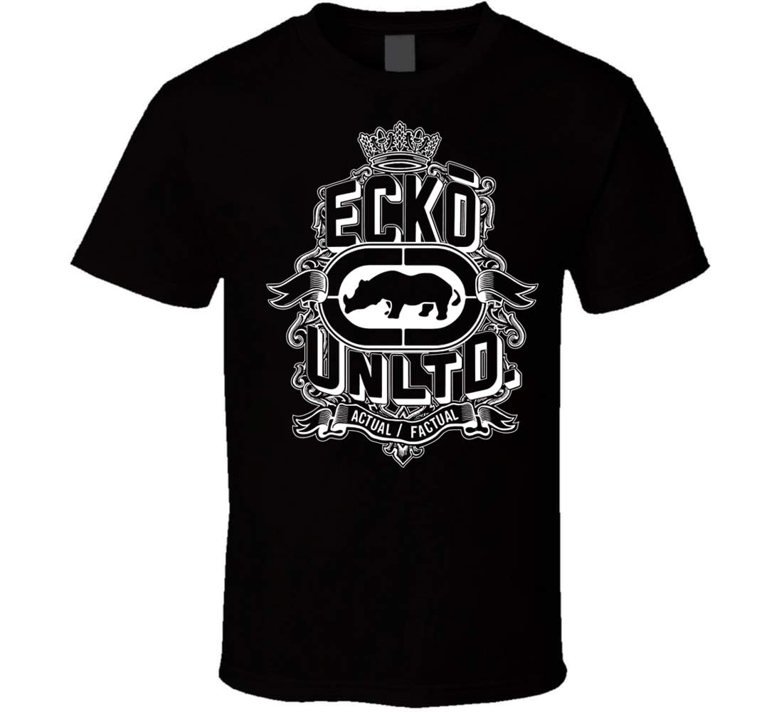 Ecko Unltd. Black T-Shirt w/ Rhino Logo