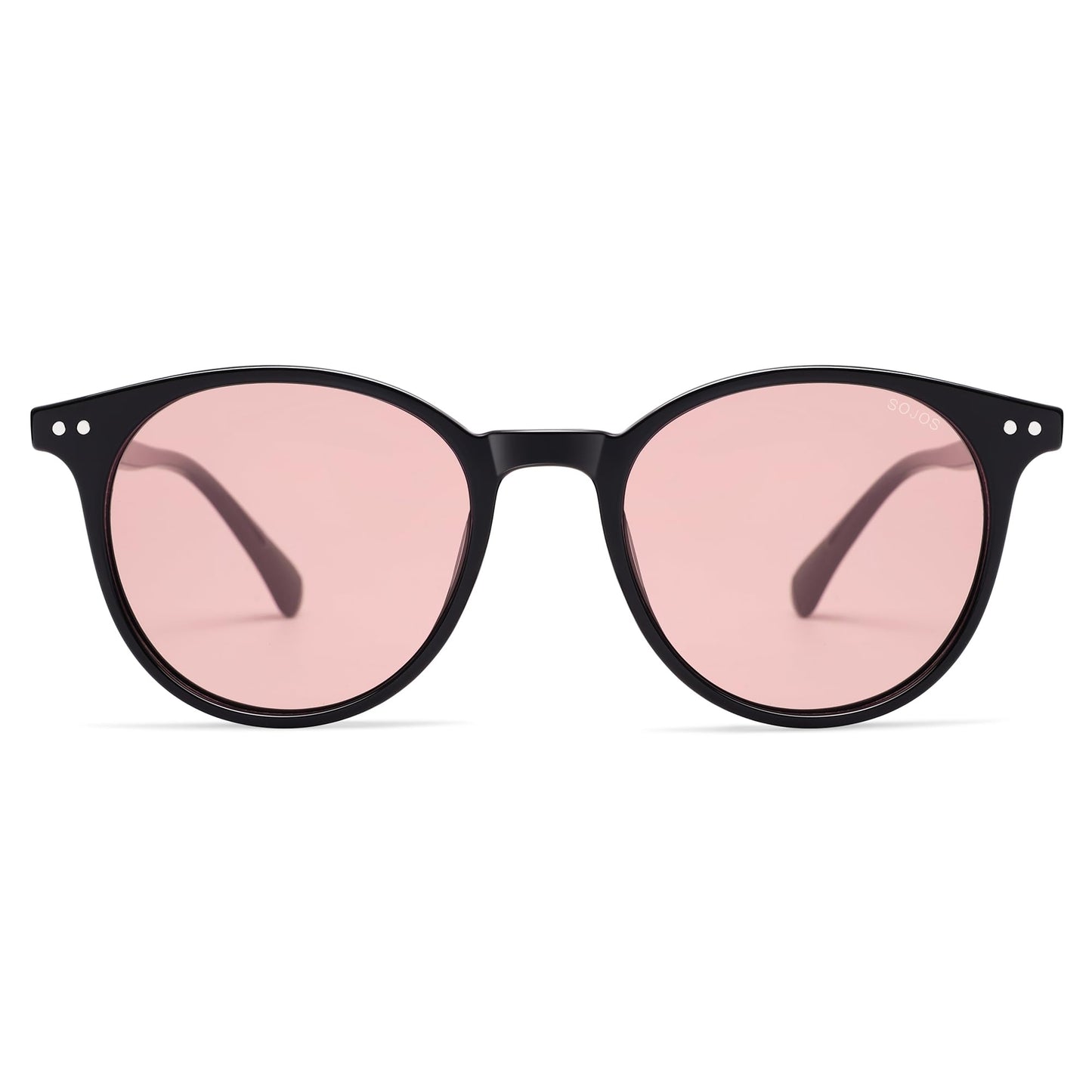SOJOS Small Round Classic Polarized Sunglasses Vintage Style UV400 Lens MAY SJ2113