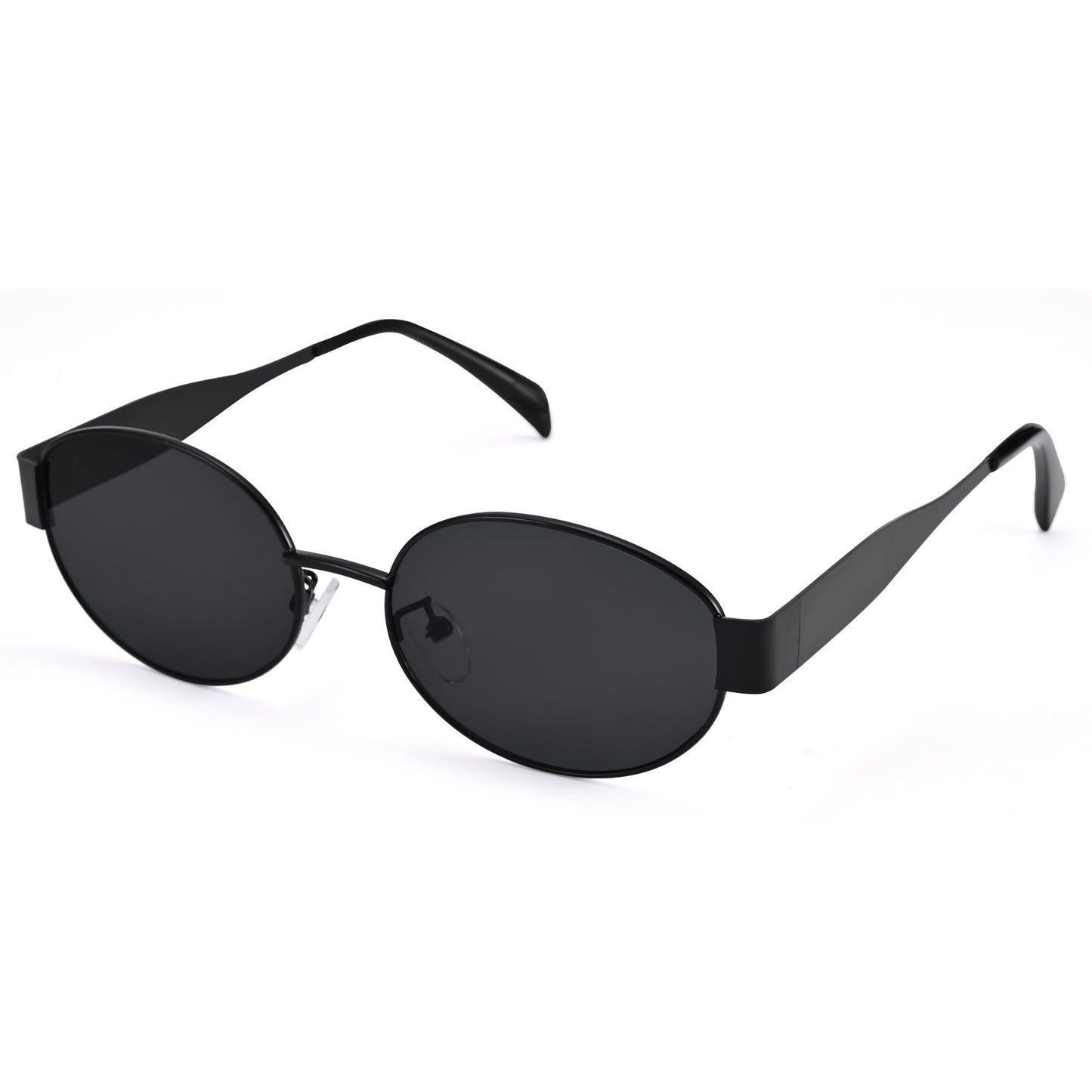 Retro Oval Gold Sun- Fashion Metal Frame Shades