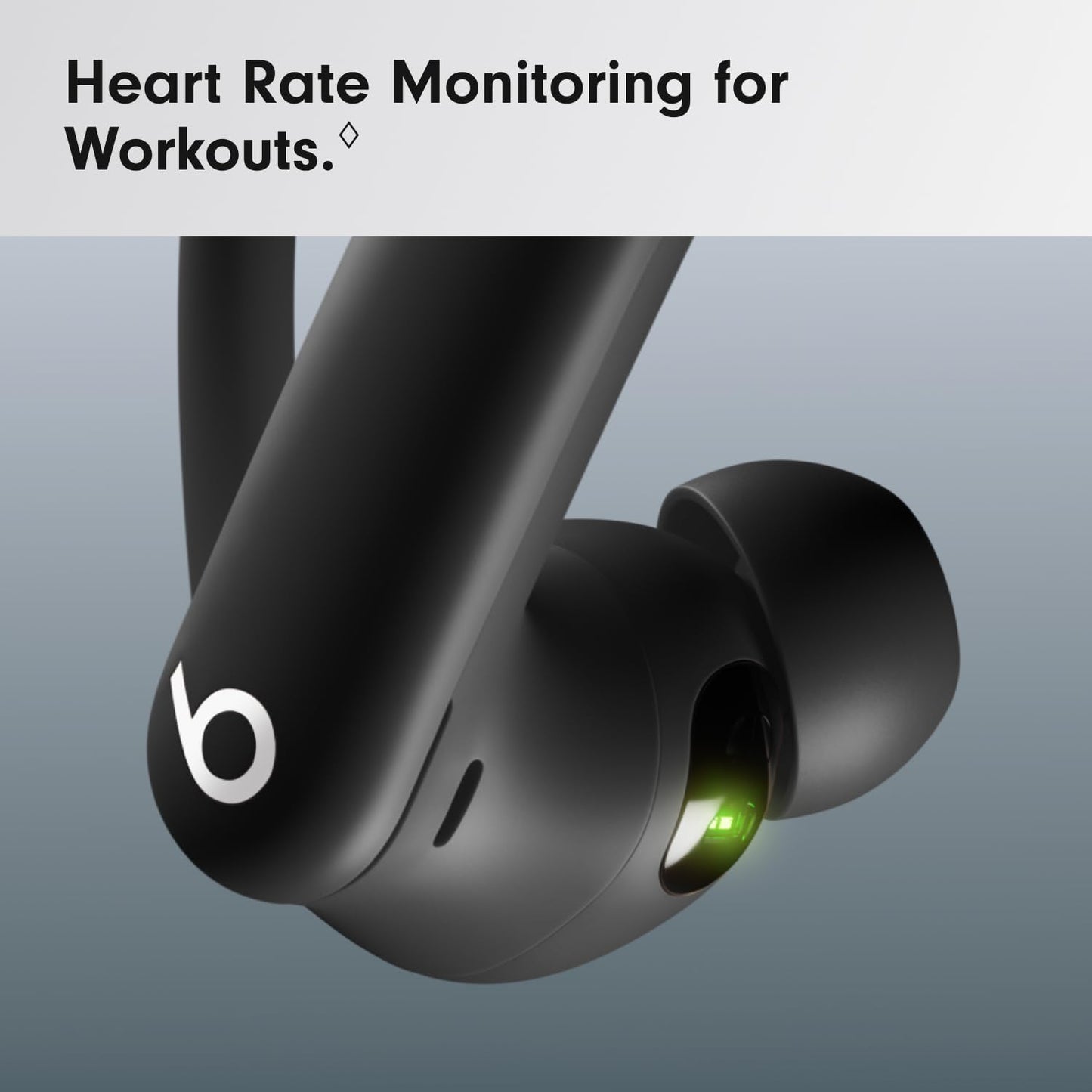 Beats Powerbeats Pro 2 Wireless Bluetooth Earbuds - Noise Cancelling, Heart Rate Monitor, IPX4, Up to 45H Battery & Charging Case, Works with Apple & Android - Jet Black (Renewed)