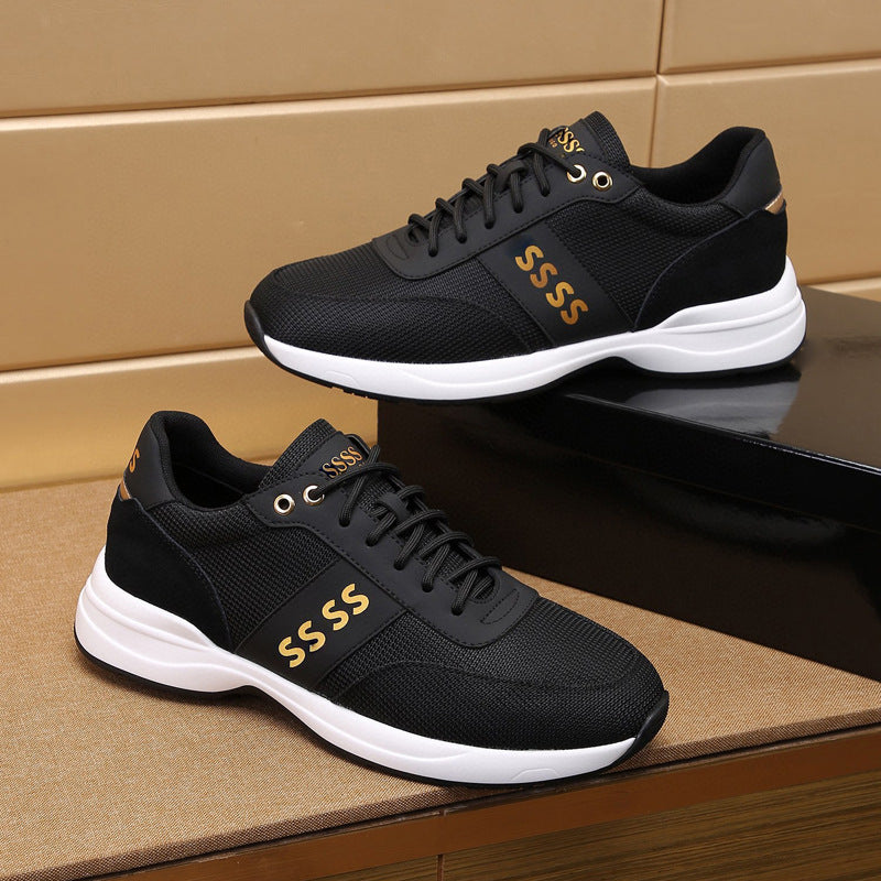 'All-matching Fashion Leather Sneakers - PryTheory