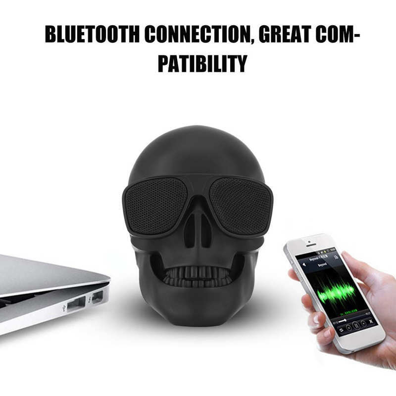 Skull Head Wireless Bluetooth Speaker - PryTheory