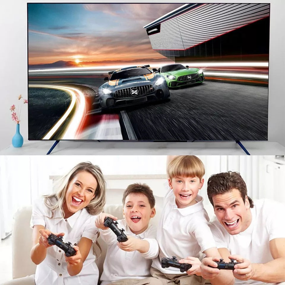 4K Retro Game Console Plug-Play 20000- Video Game Stick-2x Wireless Controllers. - PryTheory