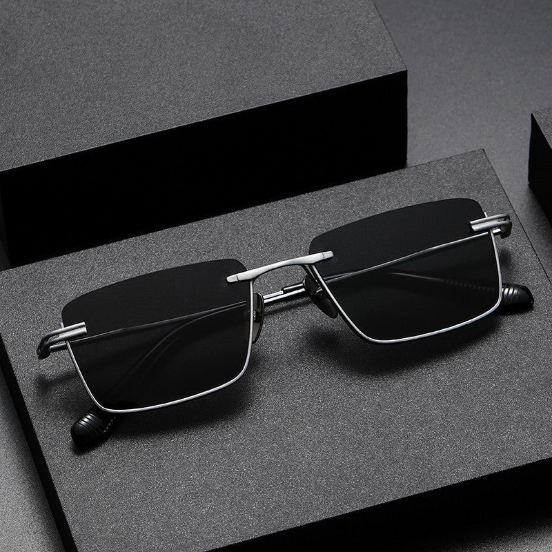 UV-proof Pure Titanium DTX416 With Myopic Glasses Option Fashionable Polarized Sunglasses For Women - PryTheory