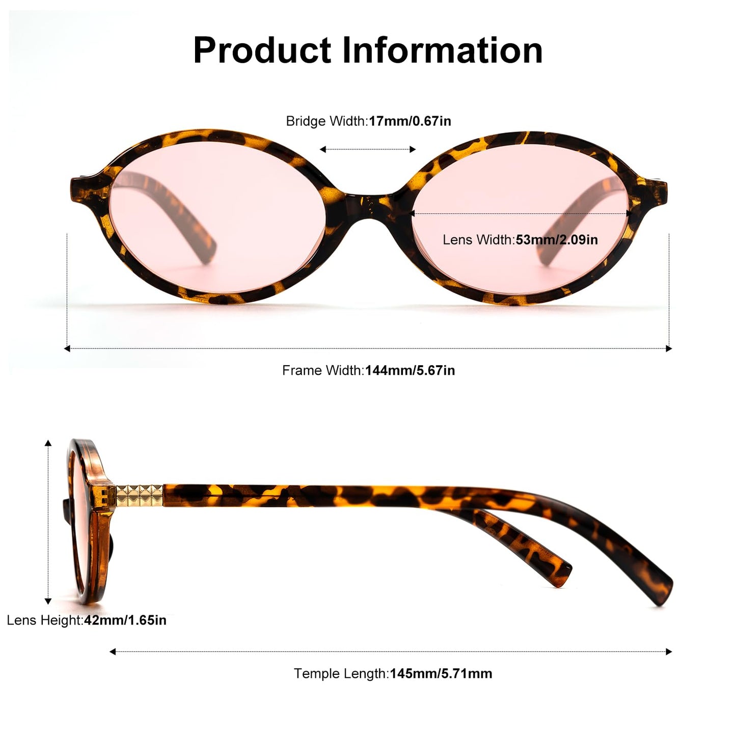 Retro Oval Sunglasses