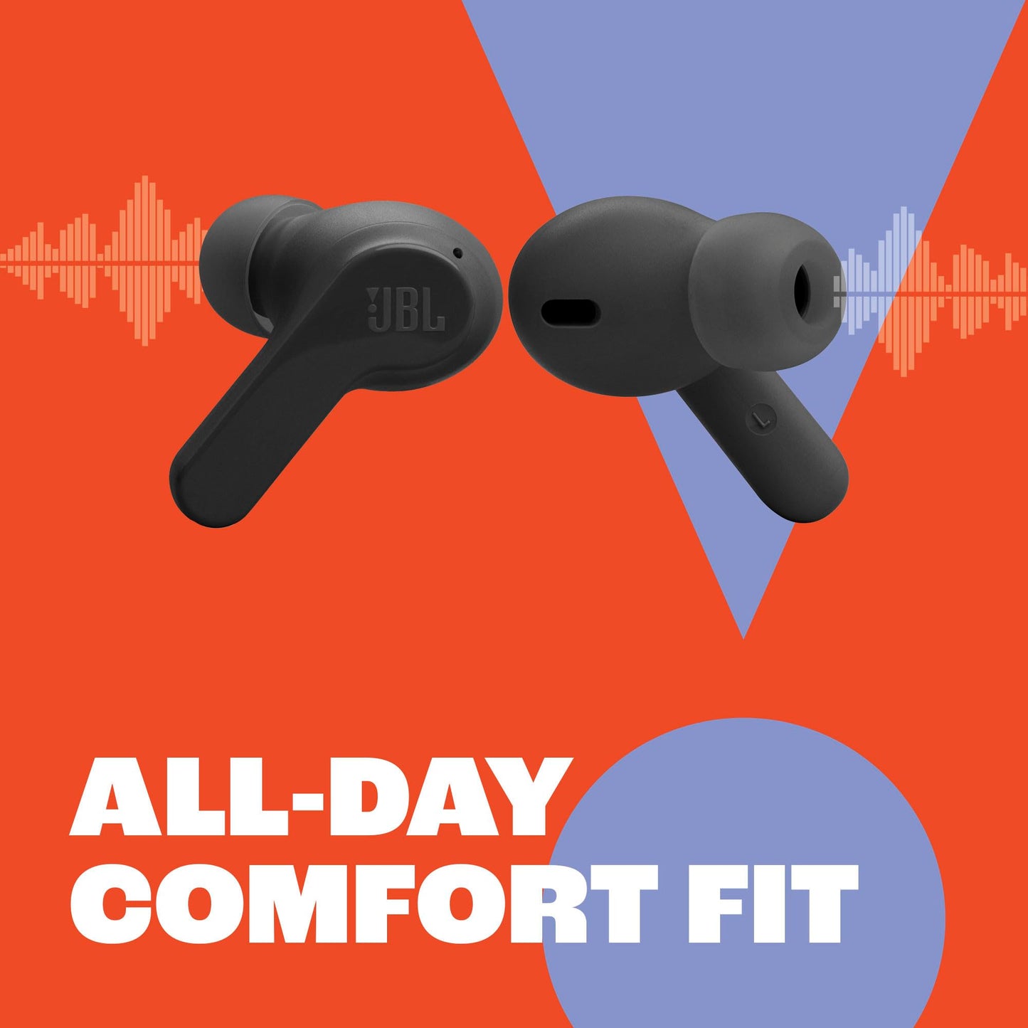 JBL Vibe Beam - True Wireless JBL Deep Bass Sound Earbuds (Bluetooth 5.2).