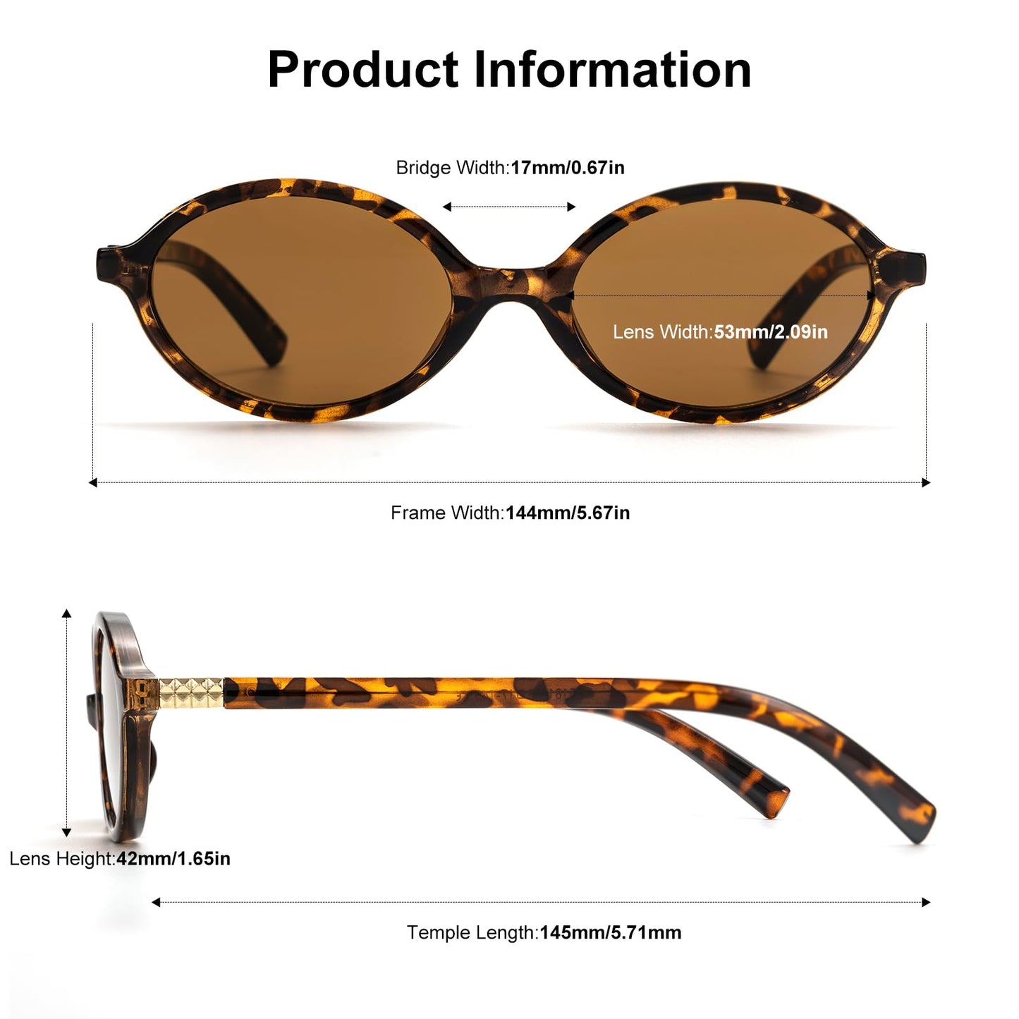 Retro Oval Sunglasses