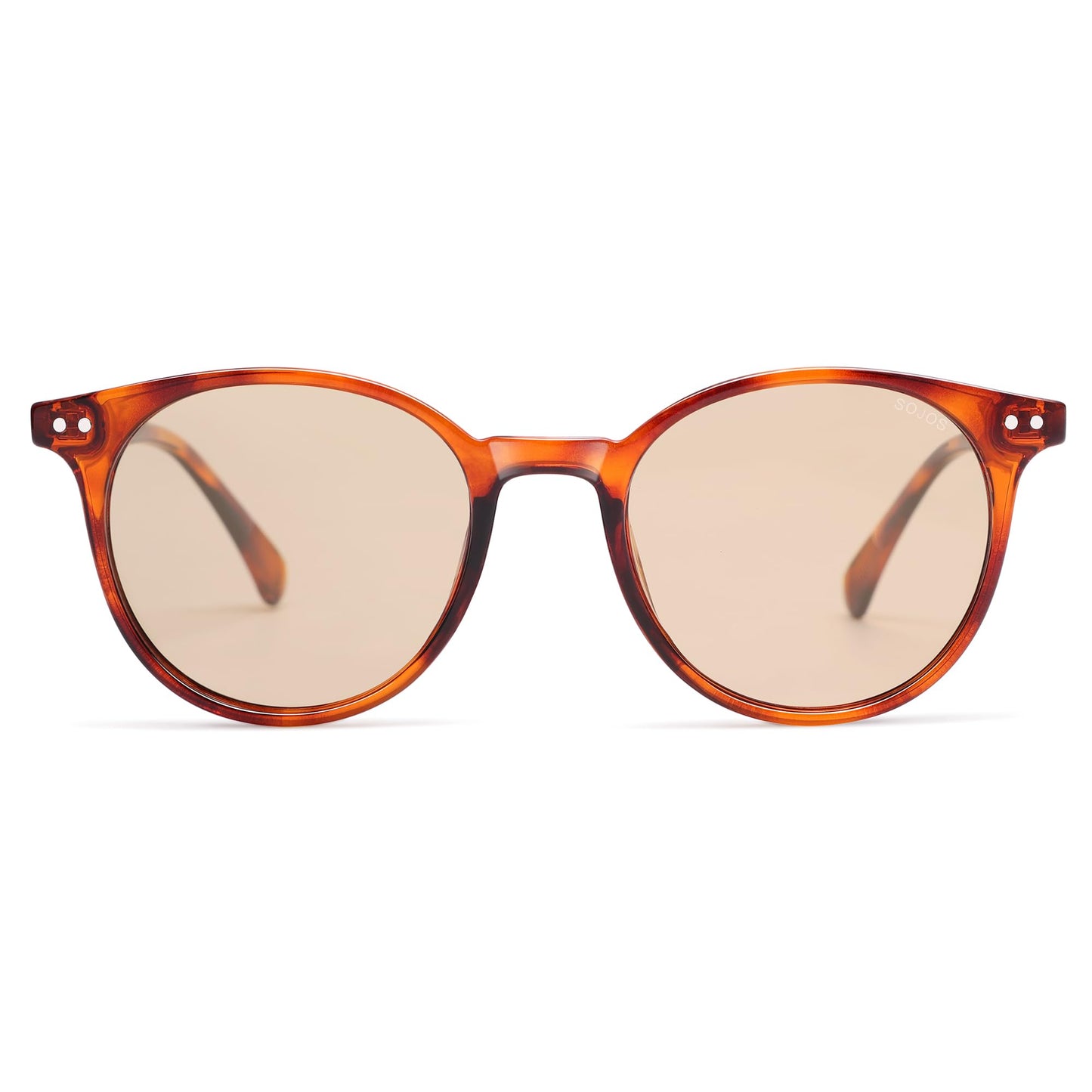 SOJOS Small Round Classic Polarized Sunglasses Vintage Style UV400 Lens MAY SJ2113