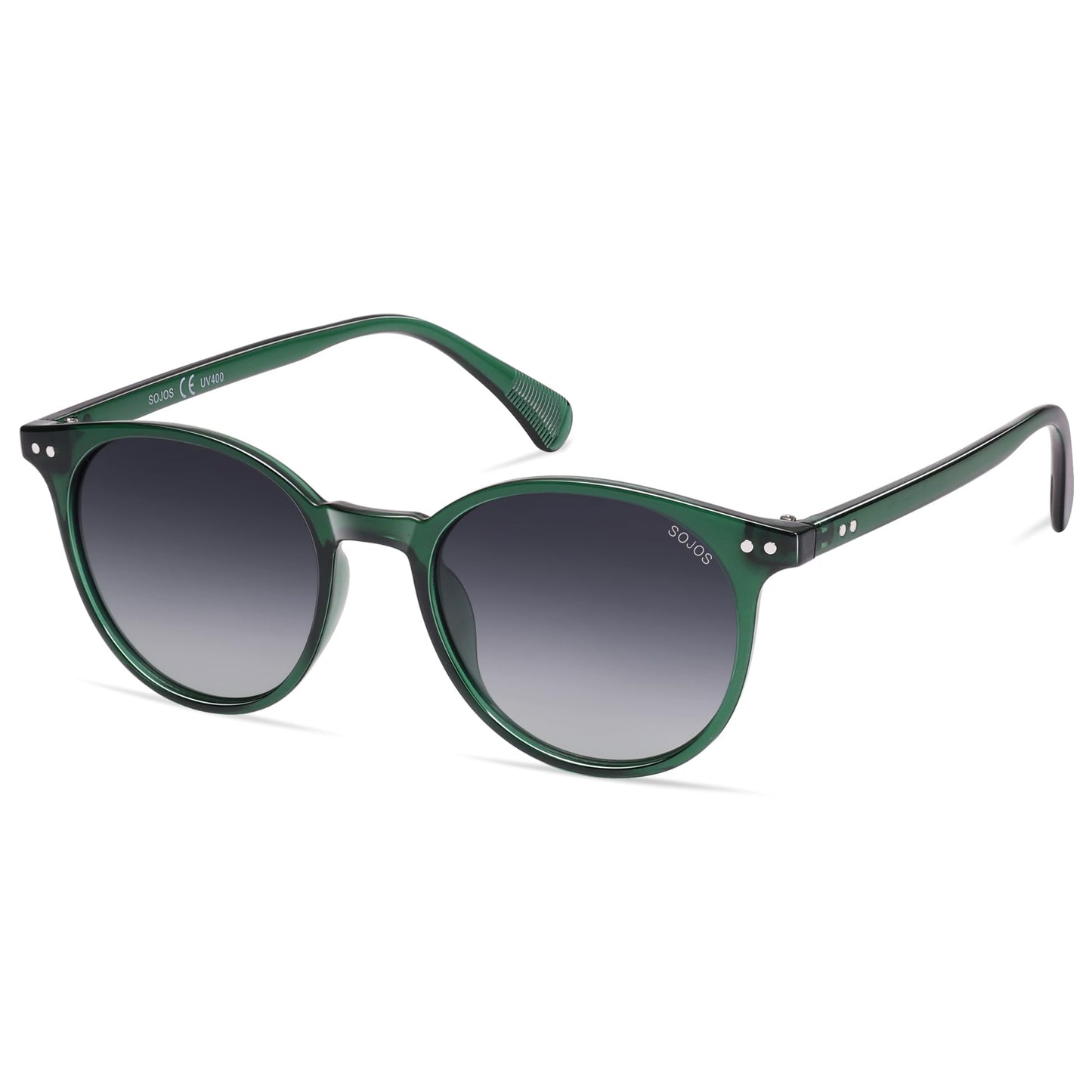 SOJOS Small Round Classic Polarized Sunglasses Vintage Style UV400 Lens MAY SJ2113