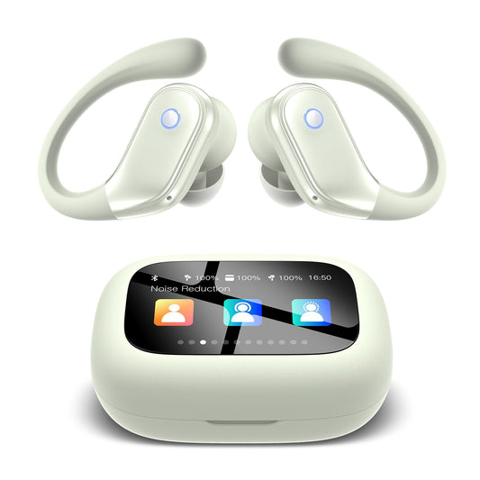 Wireless Earbuds (ENC Noise Cancelling with Multifunctional Touch Screen & Bluetooth 5.4).