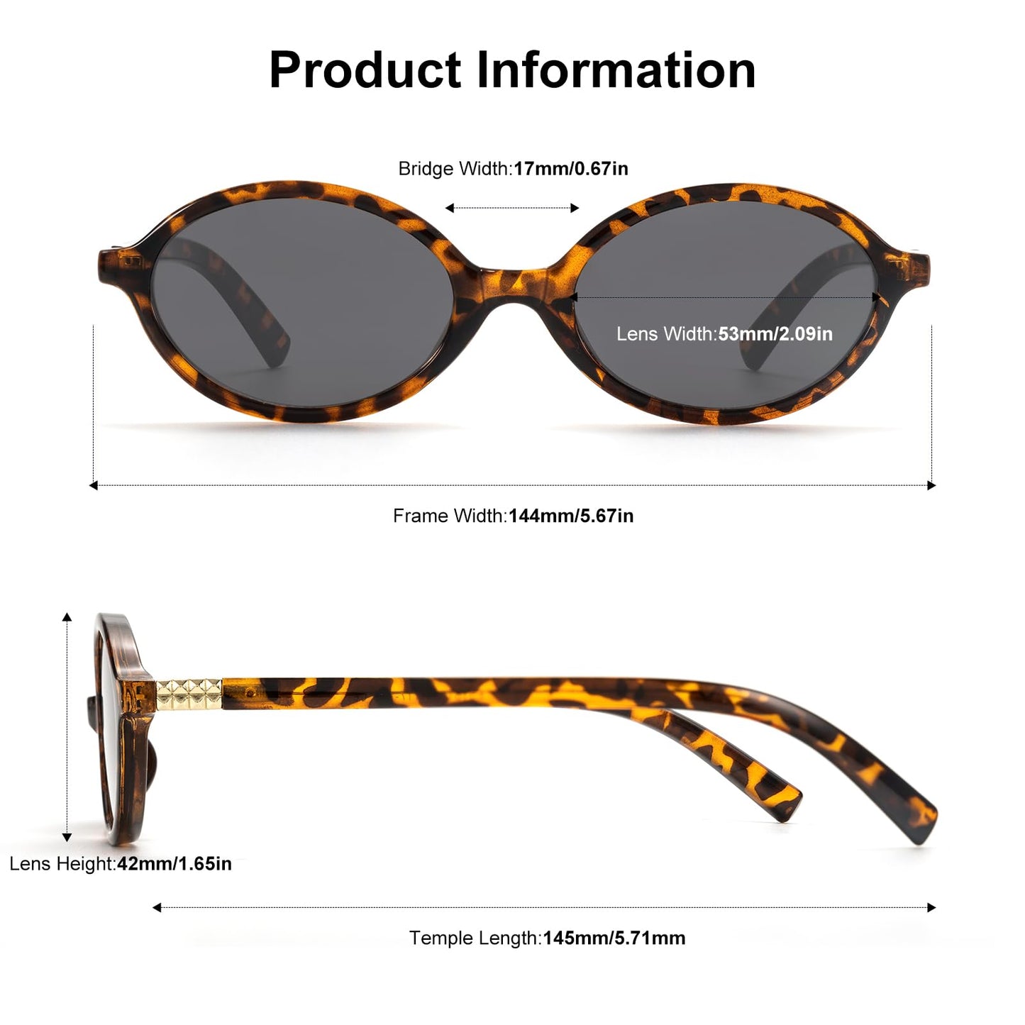Retro Oval Sunglasses