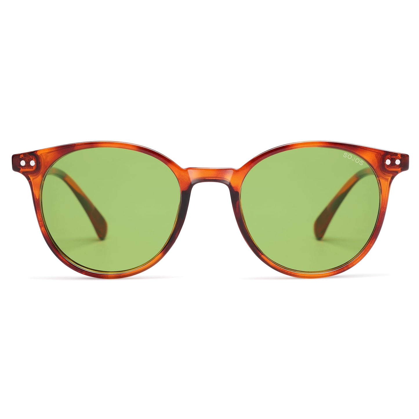 SOJOS Small Round Classic Polarized Sunglasses Vintage Style UV400 Lens MAY SJ2113