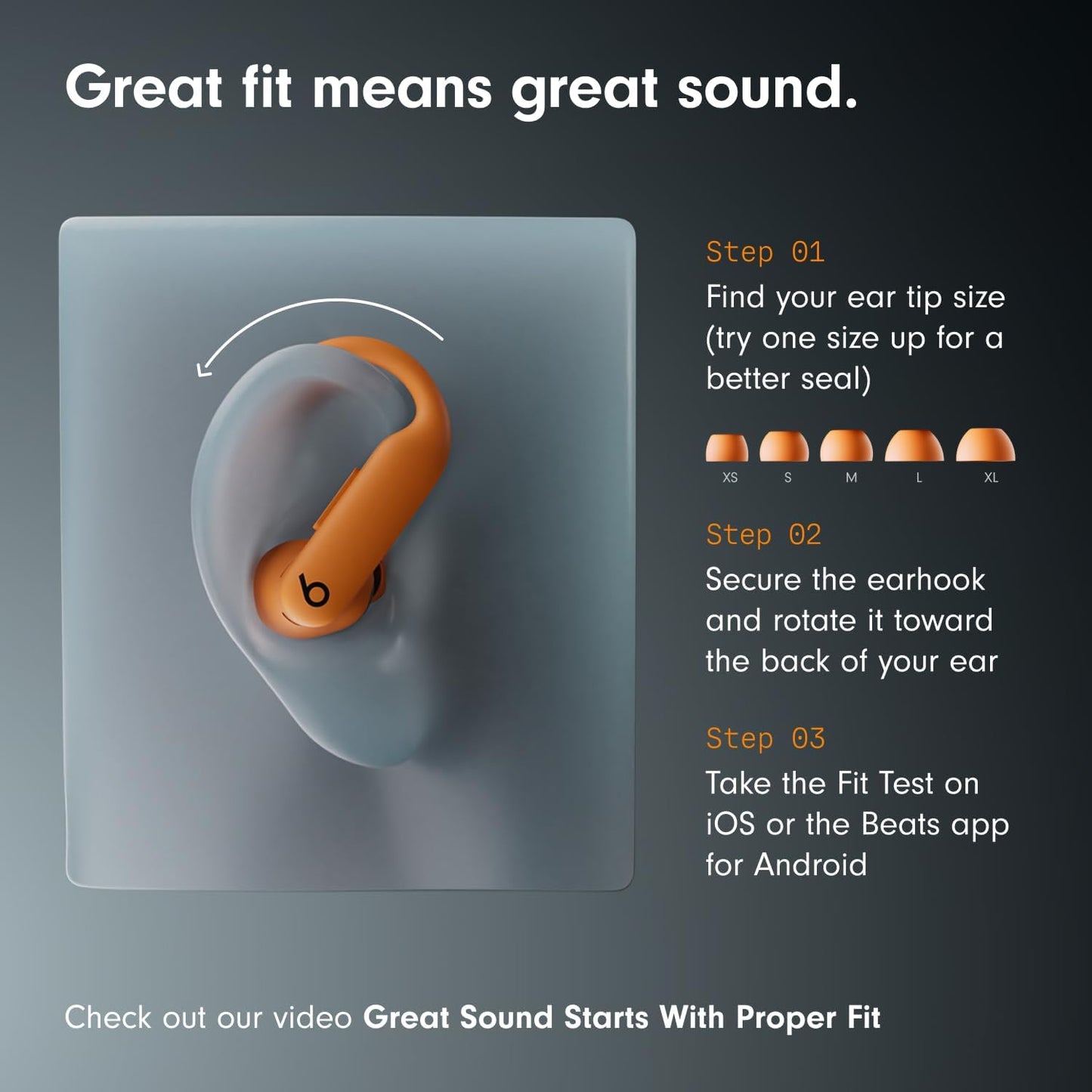 Beats Powerbeats Pro 2 Wireless Bluetooth Earbuds - Noise Cancelling, Heart Rate Monitor, IPX4, Up to 45H Battery & Charging Case, Works with Apple & Android - Jet Black (Renewed)