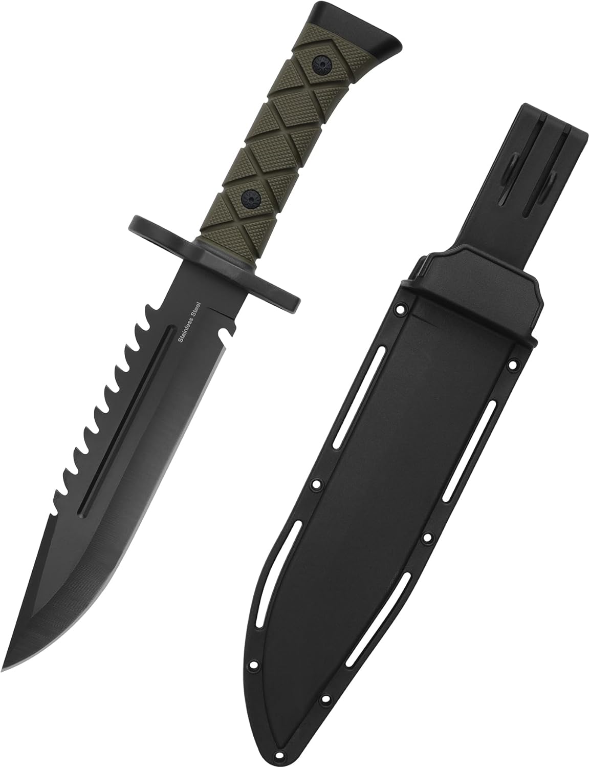 15"  FIXED BLADE TACTICAL  KNIFE