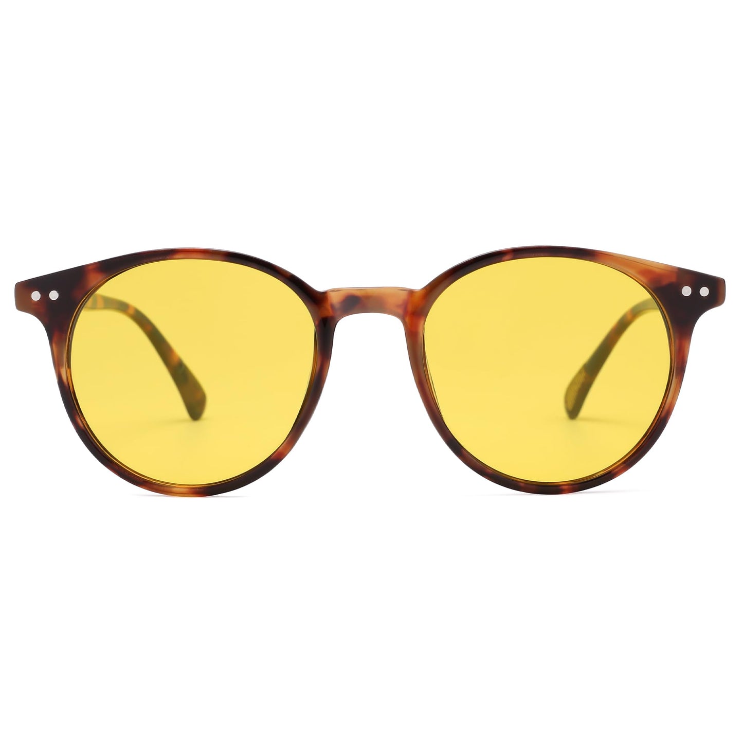 SOJOS Small Round Classic Polarized Sunglasses Vintage Style UV400 Lens MAY SJ2113