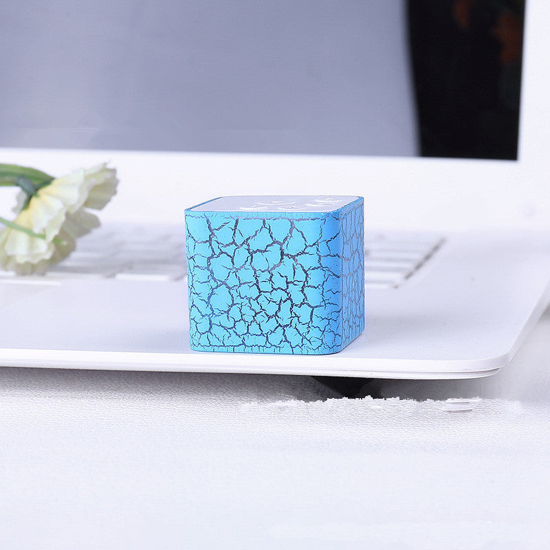 Mini Card Water Cube Colorful Lights External Mp3 Player. - PryTheory