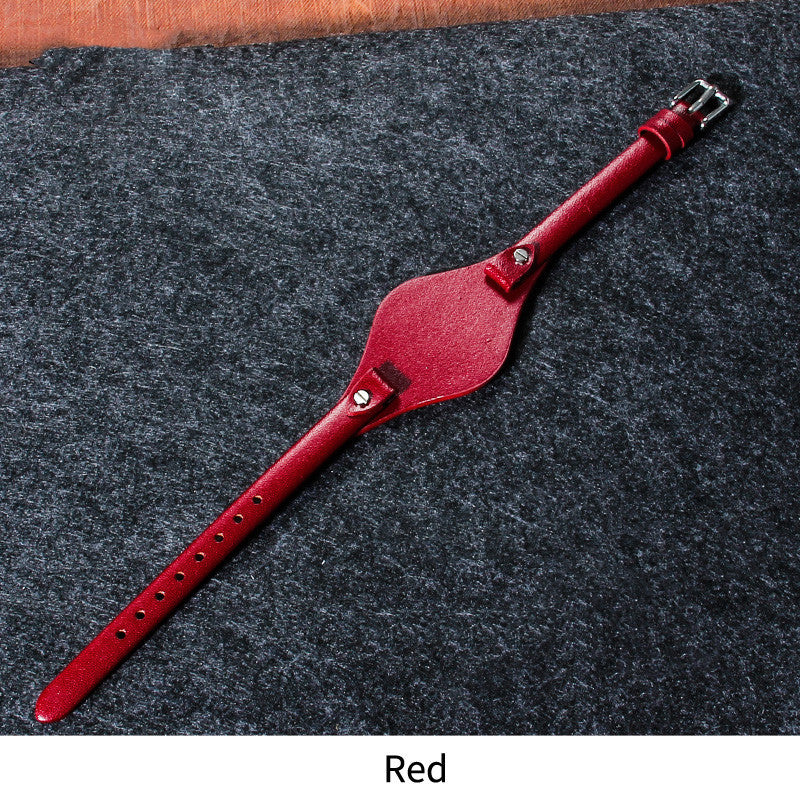 *Genuine Leather Cowhide Lady Tray Watch Band》