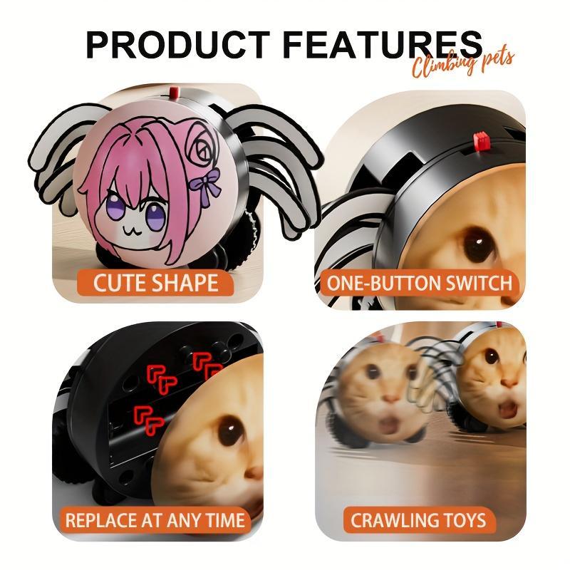 Realistic Electric Crawling Spider, Movable Pet Toy, Fun And Novel For Children, Educational Toy Suitable For Boys And Girls.