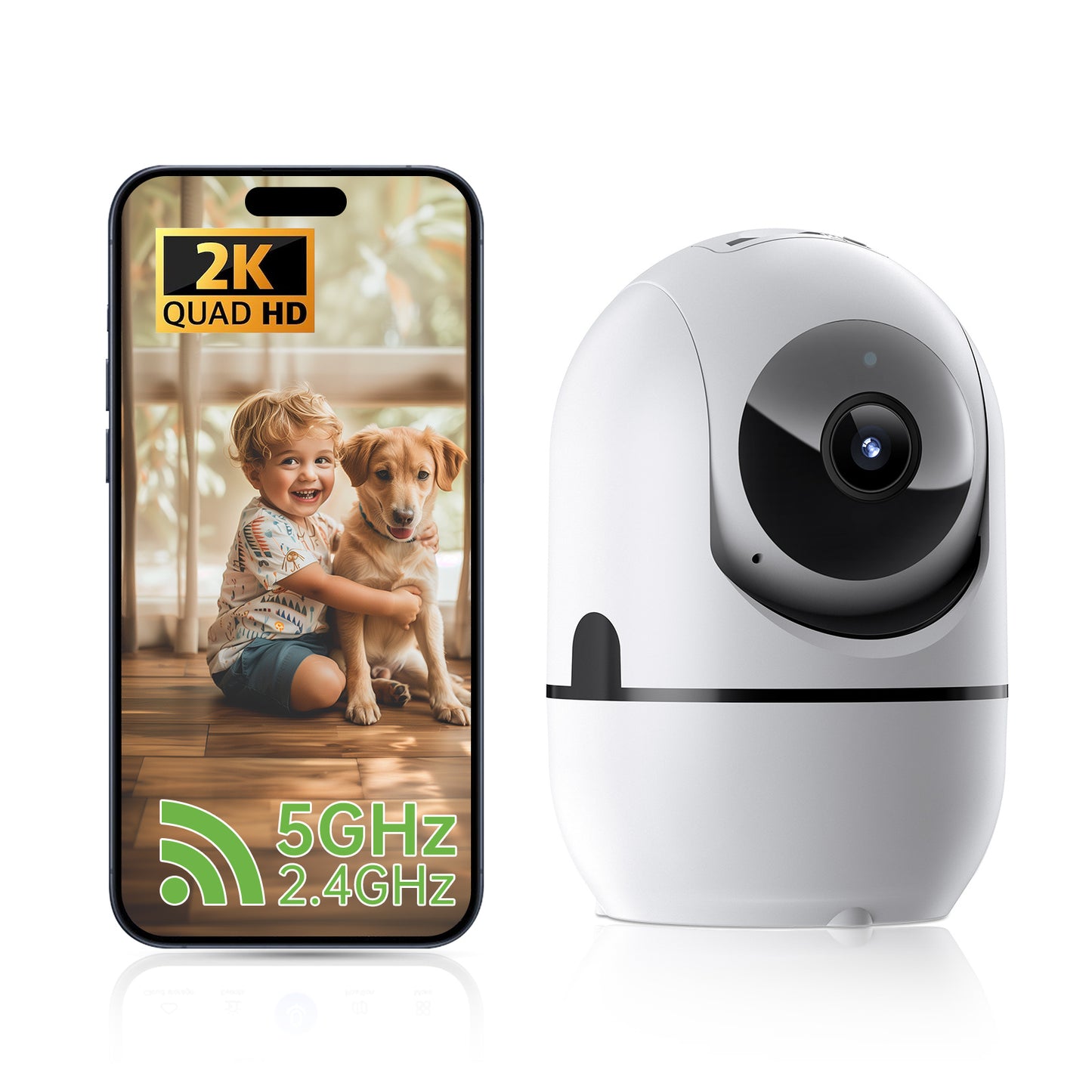 2-way Video Call  PTZ WIFI Security Cam
