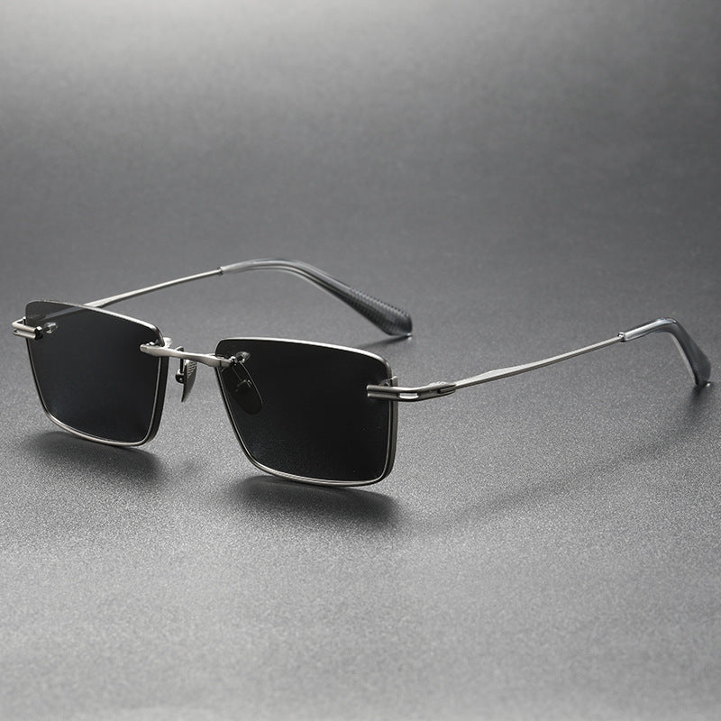 UV-proof Pure Titanium DTX416 With Myopic Glasses Option Fashionable Polarized Sunglasses For Women - PryTheory