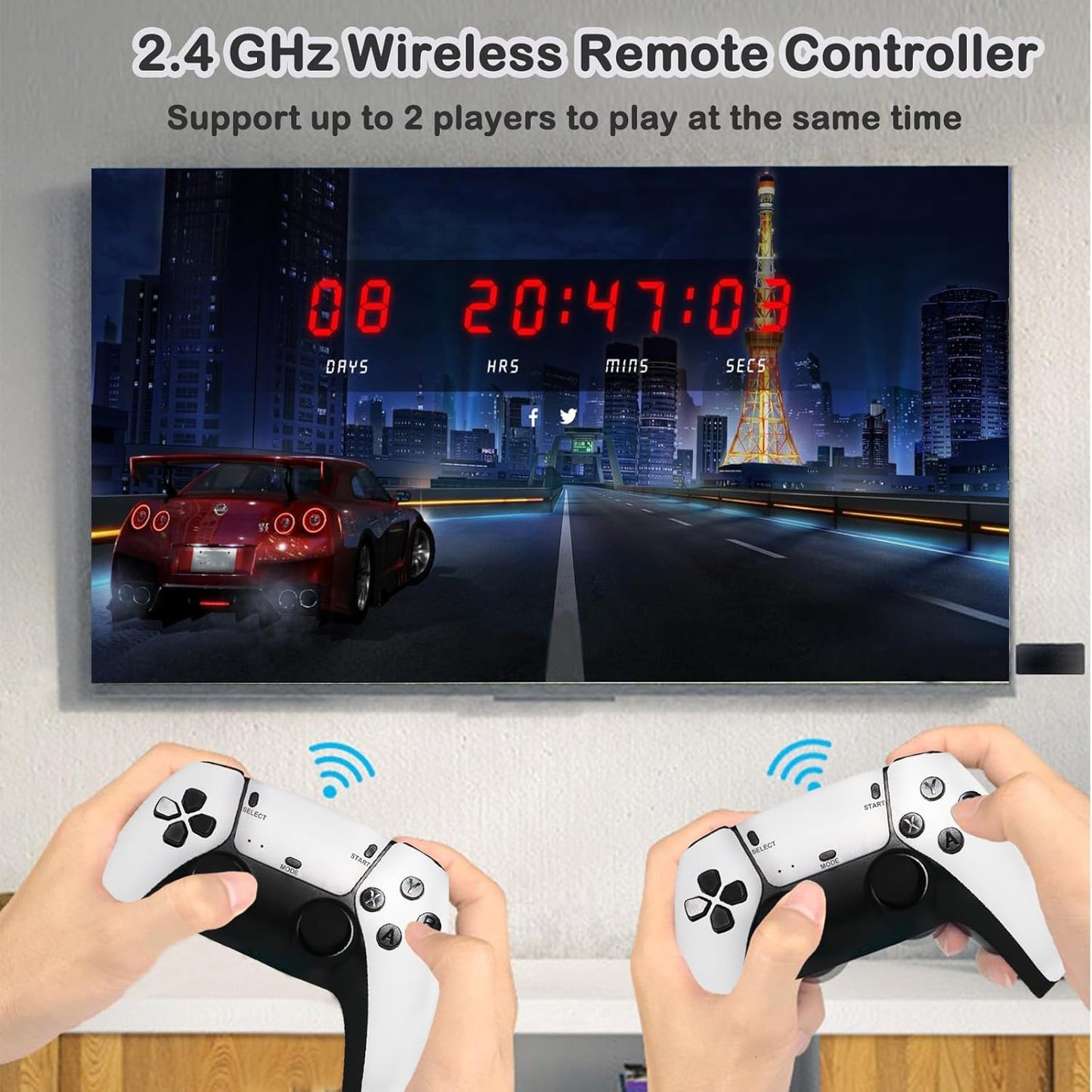 Built in 20000+ Games,23 Classic Emulators, 4K High Definition HDMI