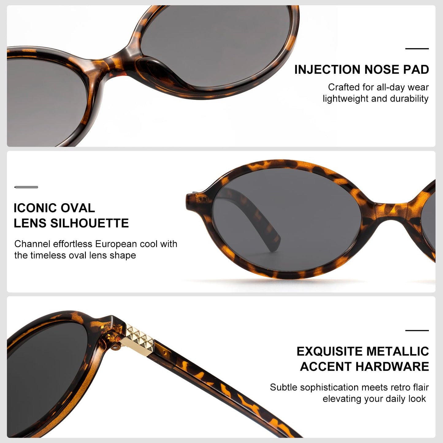 Retro Oval Sunglasses