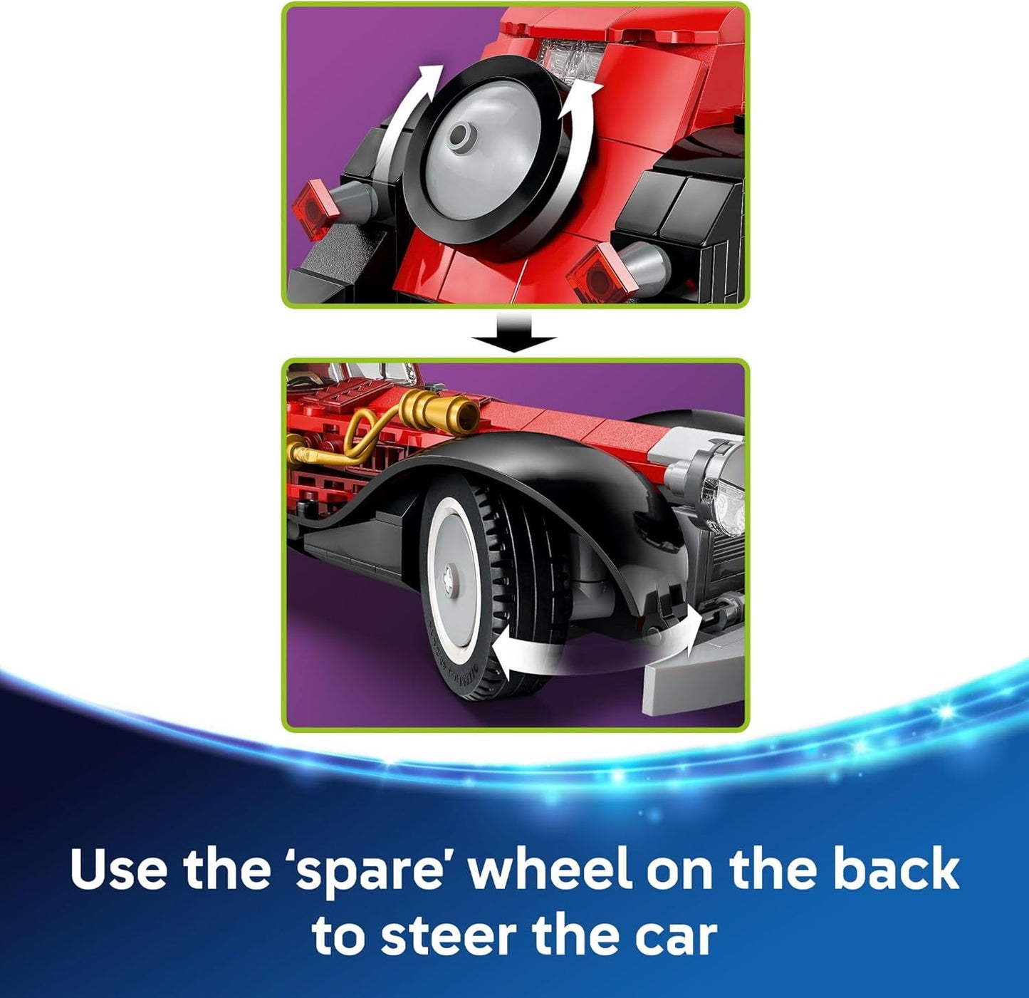 LEGO DISNEY CRUELLA DE VIL'SCAR TOY-101 DALMATIONS 43277