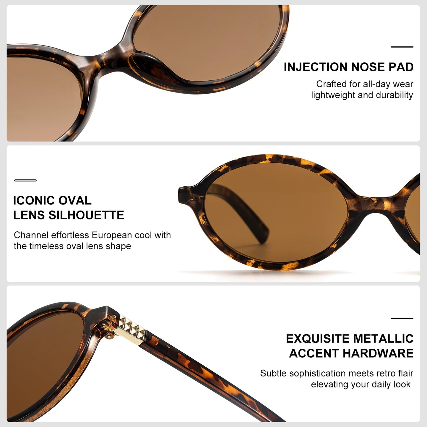 Retro Oval Sunglasses