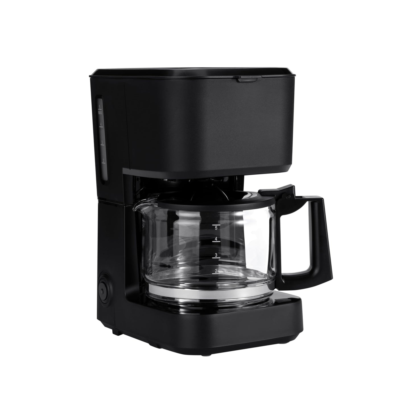 •Amazon Basics 12 Cup Drip Coffee Maker, Coffee Machine with Glass Coffee Pot (1.9 Qt), Auto Shut-off, Auto Pause, Removable Filter Basket, Black & Silver