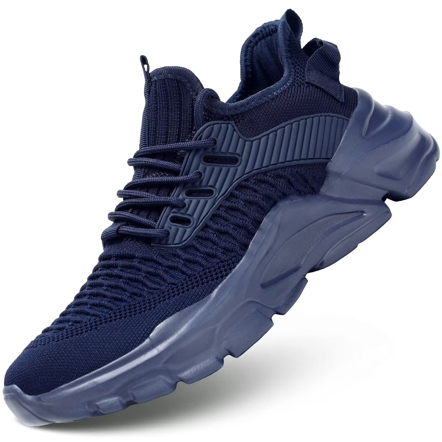 Men's Running Shoes, Non Slip, Breathable, Lightweight Fashion Sneakers, Slip Resistant Athletic Sports Walking Gym Work Shoes