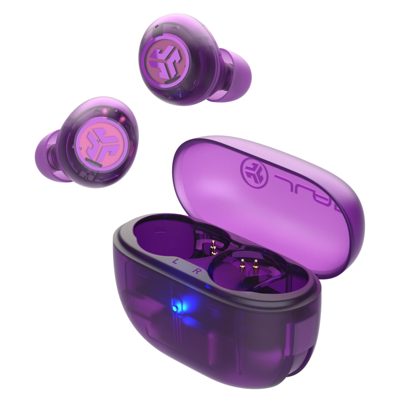 JLab Go Pop ANC True Wireless Earbuds & Charging Case.